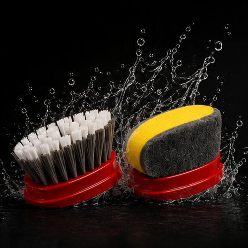 Scrub King - Heavy Duty Soap Dispensing Brush & Sponge