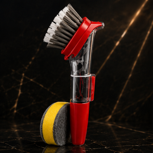 Scrub King - Heavy Duty Soap Dispensing Brush & Sponge